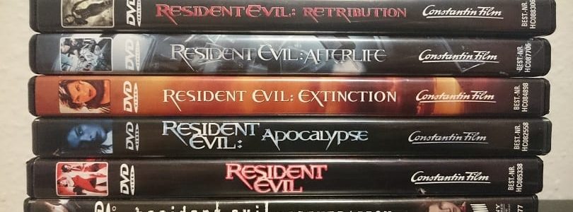 Resident Evil DVDs